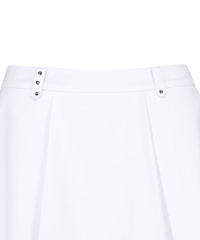 Women's Bubble Flare Skirt -  White