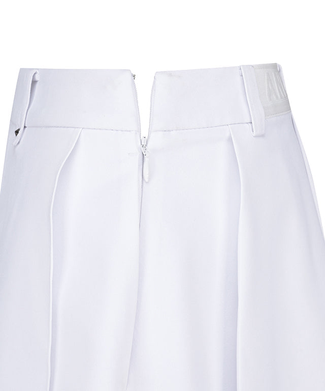 Women's Bubble Flare Skirt -  White