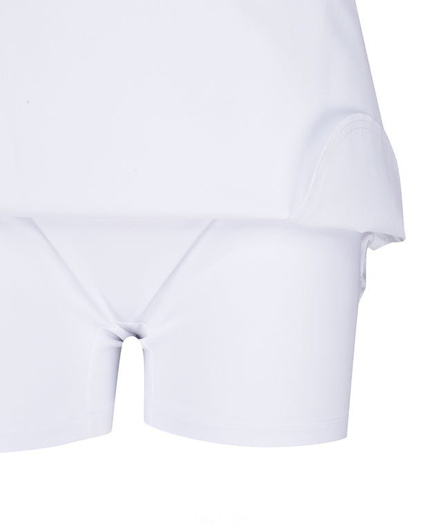 Women's Bubble Flare Skirt -  White