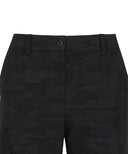 Women's Camo Pattern Jogger Long Pants - Black