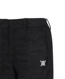 Women's Camo Pattern Jogger Long Pants - Black