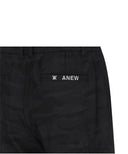 Women's Camo Pattern Jogger Long Pants - Black