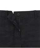 Women's Camo Pattern Jogger Long Pants - Black