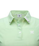 [Legacy Sale] Women's Collar Point Back Ventilation Short T-Shirt - Light Green