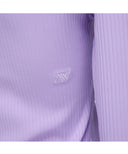 Women's Collar Point Ribbed Long T-Shirt