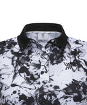 Women's Flower Pattern Short T-Shirt - White