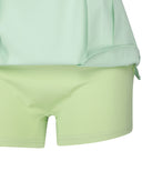 Women's Half Pleats Under Line Point Skirt - Light Green