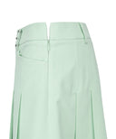 Women's Half Pleats Under Line Point Skirt - Light Green