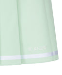 Women's Half Pleats Under Line Point Skirt - Light Green