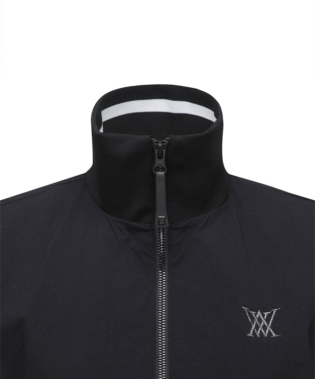 Women's Line Point Wide Neck Vest - Black