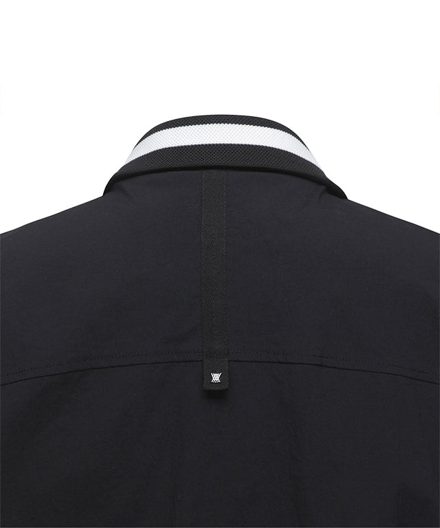 Women's Line Point Wide Neck Vest - Black
