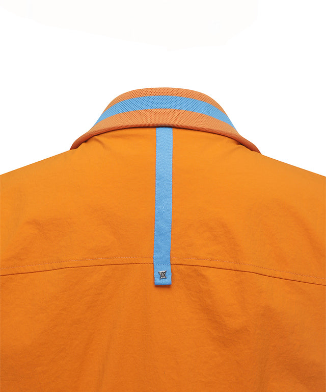 Women's Line Point Wide Neck Vest - Orange