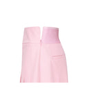 Women's Logo Band Pleats Skirt - Pink