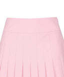 Women's Logo Band Pleats Skirt - Pink