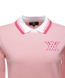 [Legacy Sale] Women's Logo Combination Pastel Sweater - Light Pink