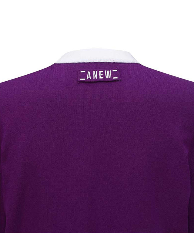Women's Logo Intarsia Cardigan - Purple