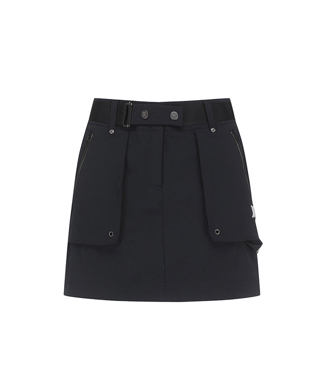 Out Cago Pocket Skirt - Black
