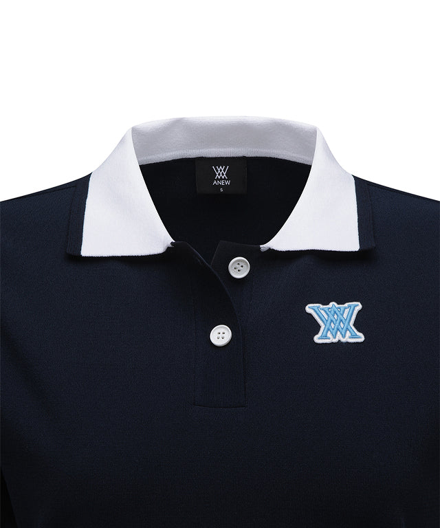 Women's Preppy Set Up Sweater - Navy
