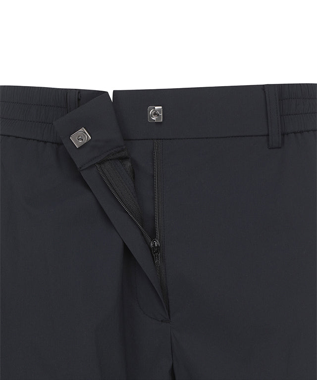 Women's Ribstop Pocket Jogger Long Pants - Black