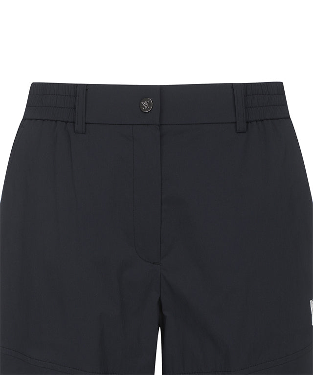 Women's Ribstop Pocket Jogger Long Pants - Black