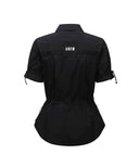 Women's Short Sleeve Anorak Jacket - 2 colors