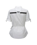 Women's Short Sleeve Anorak Jacket - 2 colors