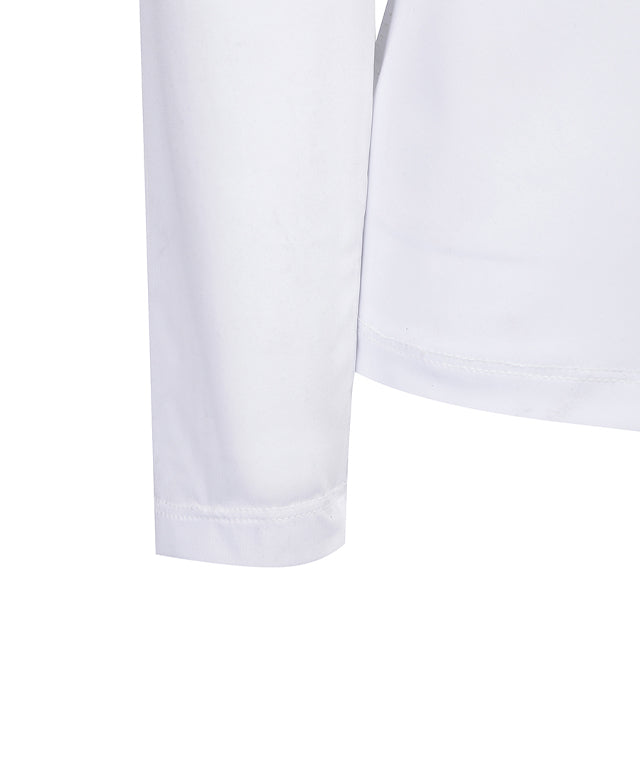 Women's Shoulder Point Long T-Shirt - White