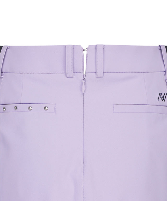 Women's Side Pocket Point H-Line Skirt