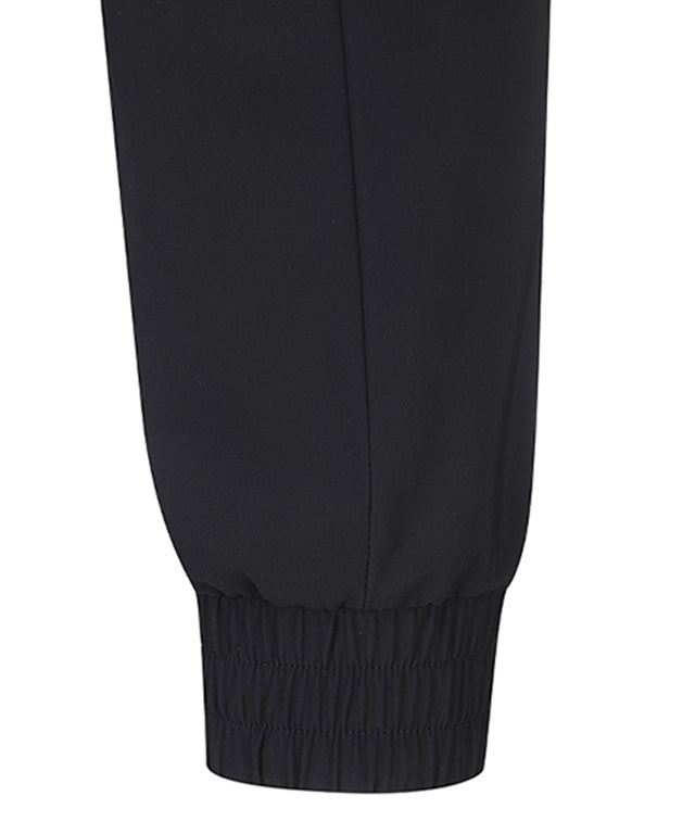 Women's Tricot Jogger Long Pants- Black