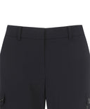 Women's Tricot Jogger Long Pants- Black