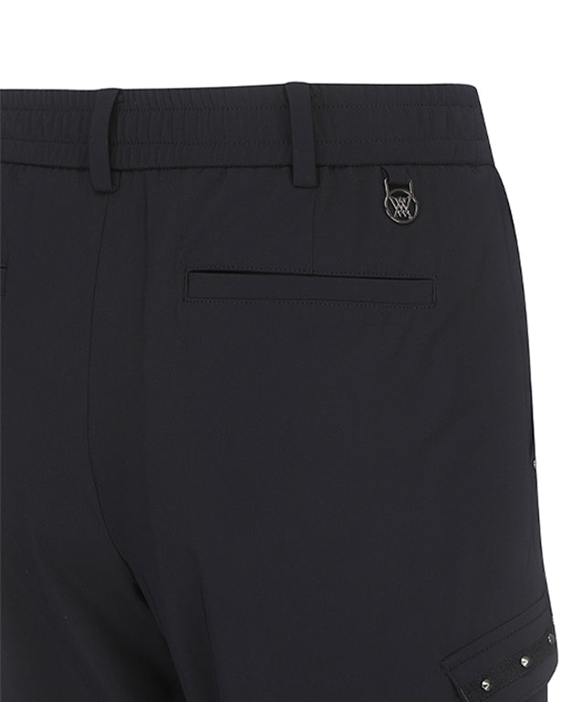 Women's Tricot Jogger Long Pants- Black