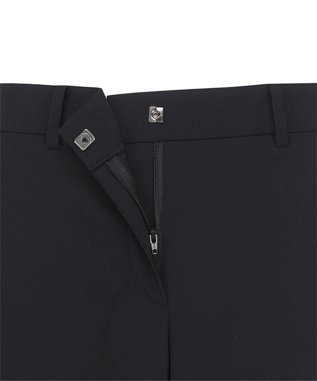 Women's Tricot Jogger Long Pants- Black