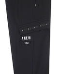 Women's Tricot Jogger Long Pants- Black