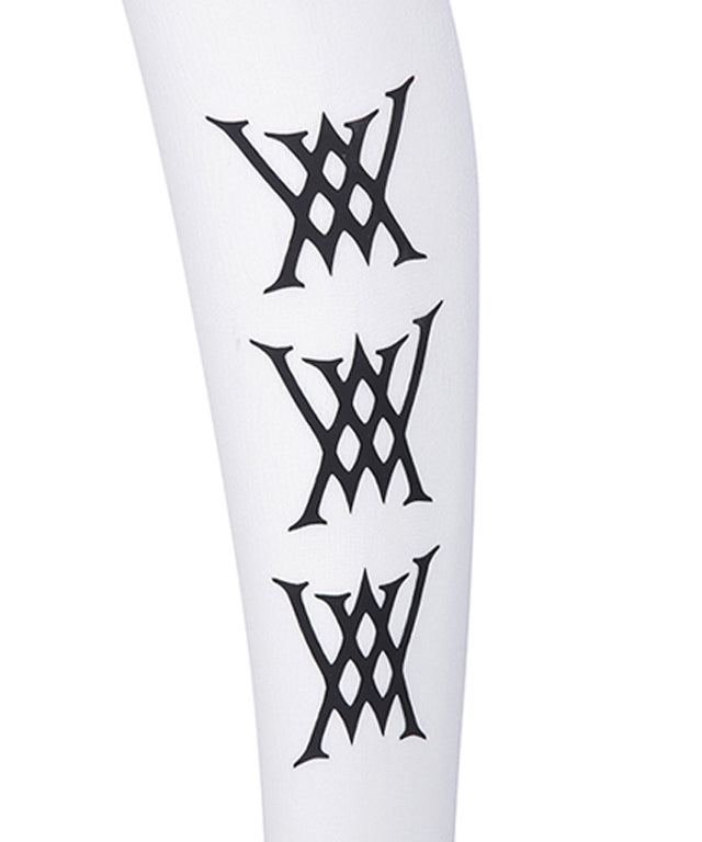 Women's Triple Logo Color Block Stockings - White