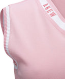 [Legacy Sale] Women's V-Neck Sweater Vest - Light Pink