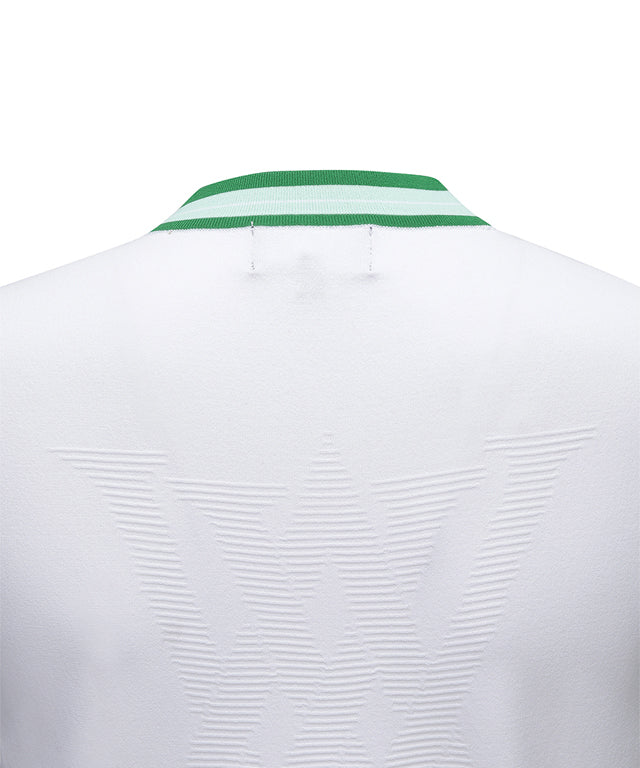 Women's V-Neck Sweater Vest - White