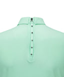 Women's Mash Block Point Short Sleeve Long T-Shirt - Light Green