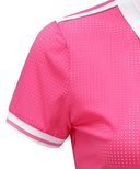 Women's All Ventilation Collar Short T-Shirt - Hot Pink