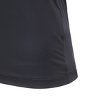Women's Cold Fabric High Neck T-Shirt - Black