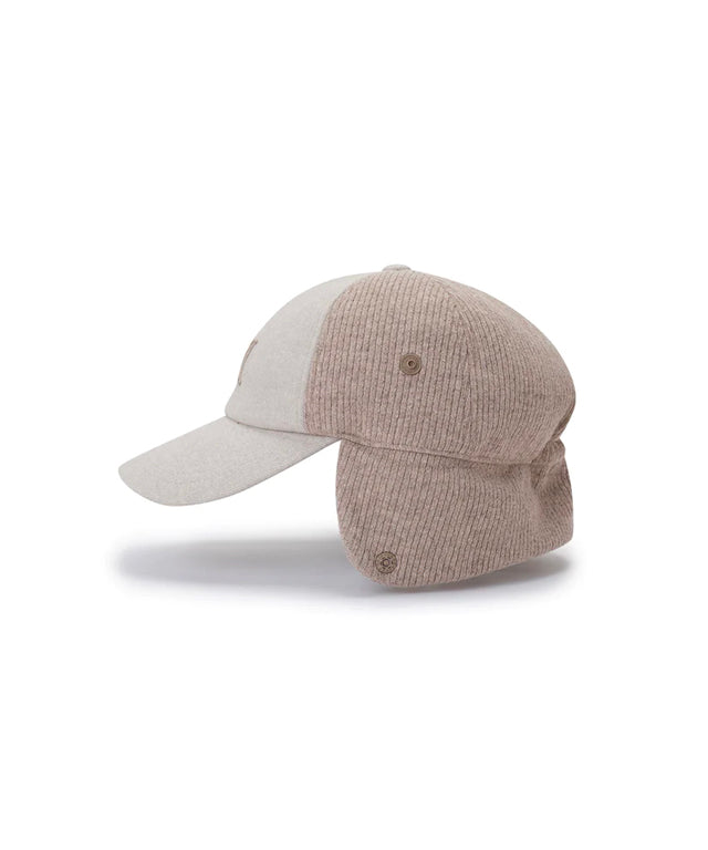 Men's Wool Knit Ball Cap - Beige