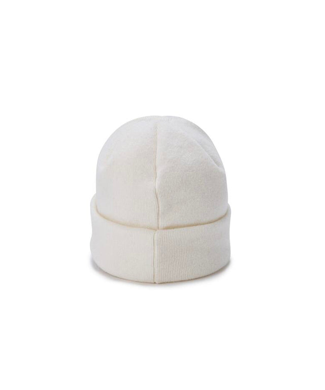 Men's Simple Wool Knit Cap - White