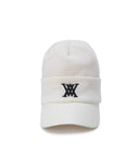 Men's Simple Wool Knit Cap - White